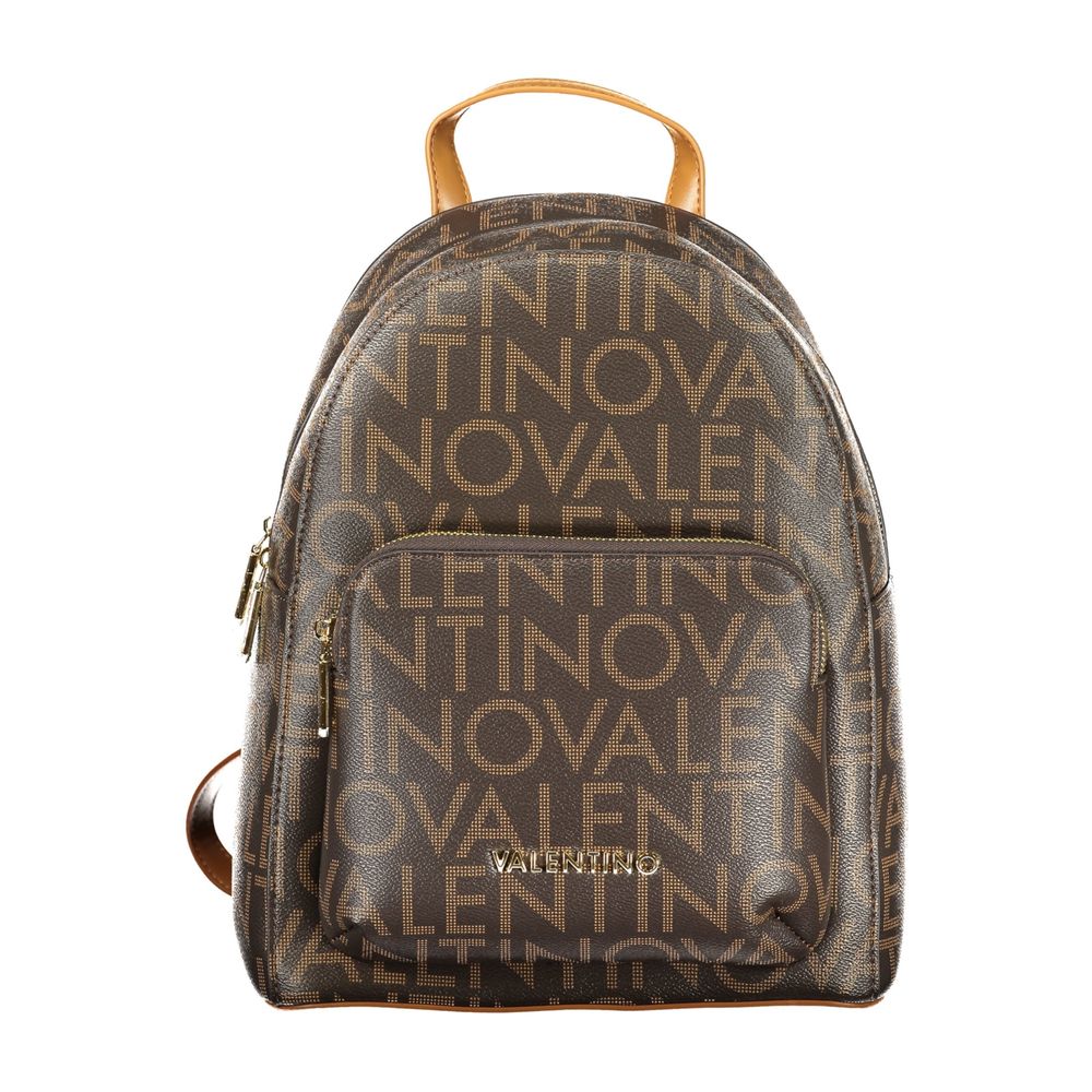 Marrone Poliuretano Woman Backpack