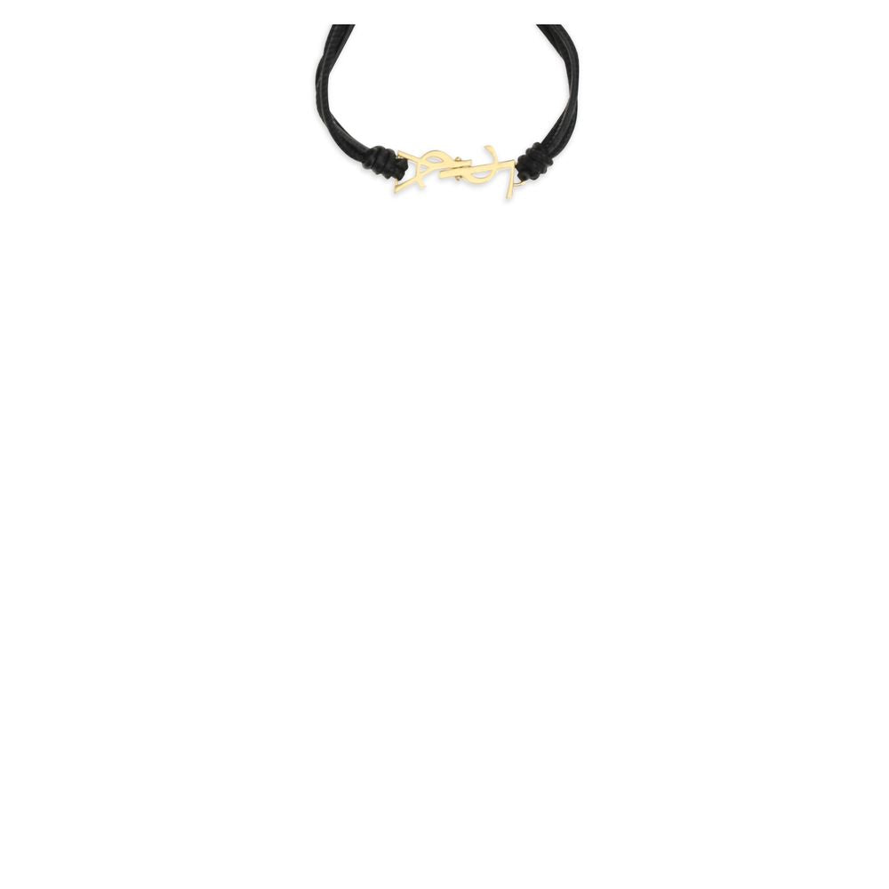 Black Calf Leather Bos Taurus Bracelet
