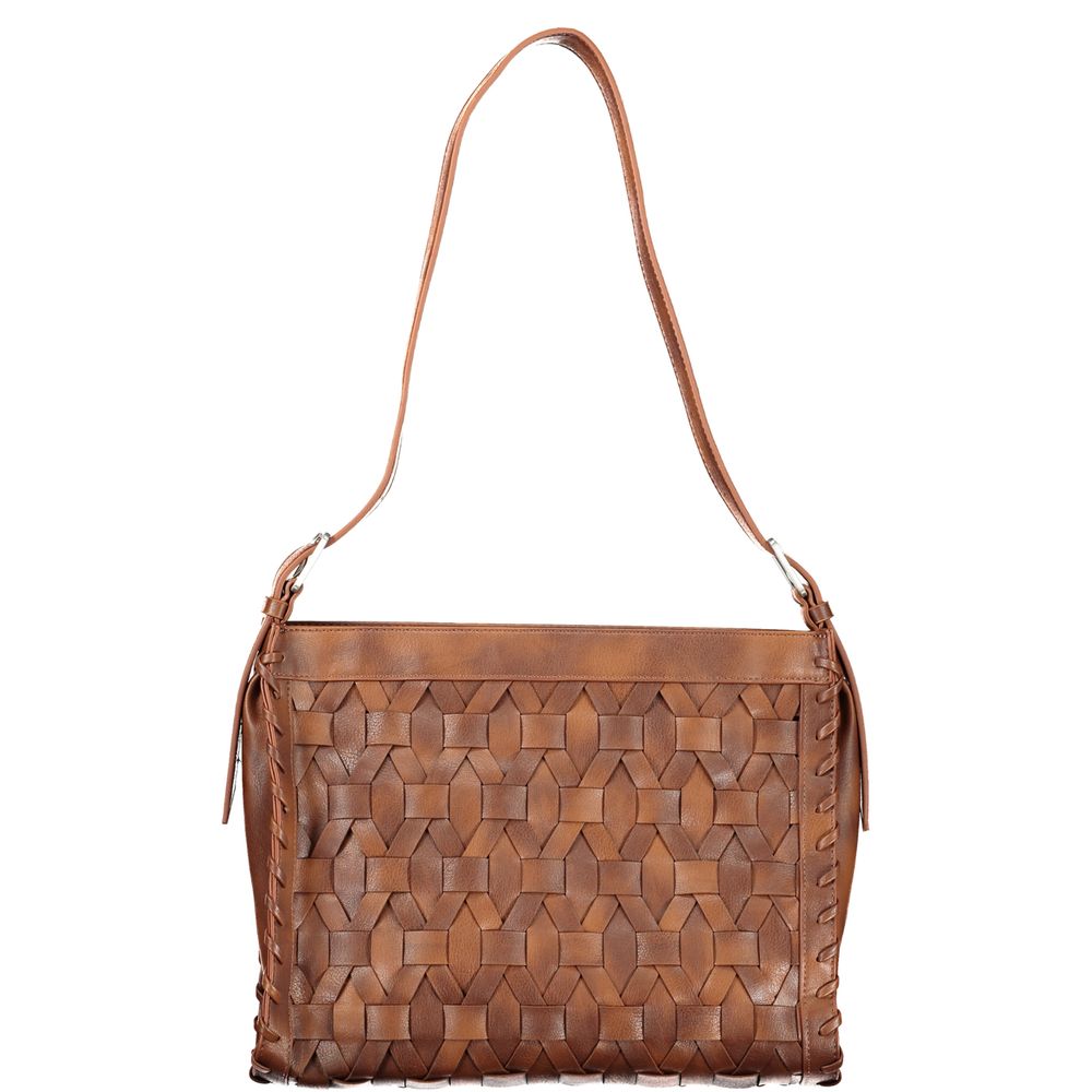 Brown Polyethylene Handbag