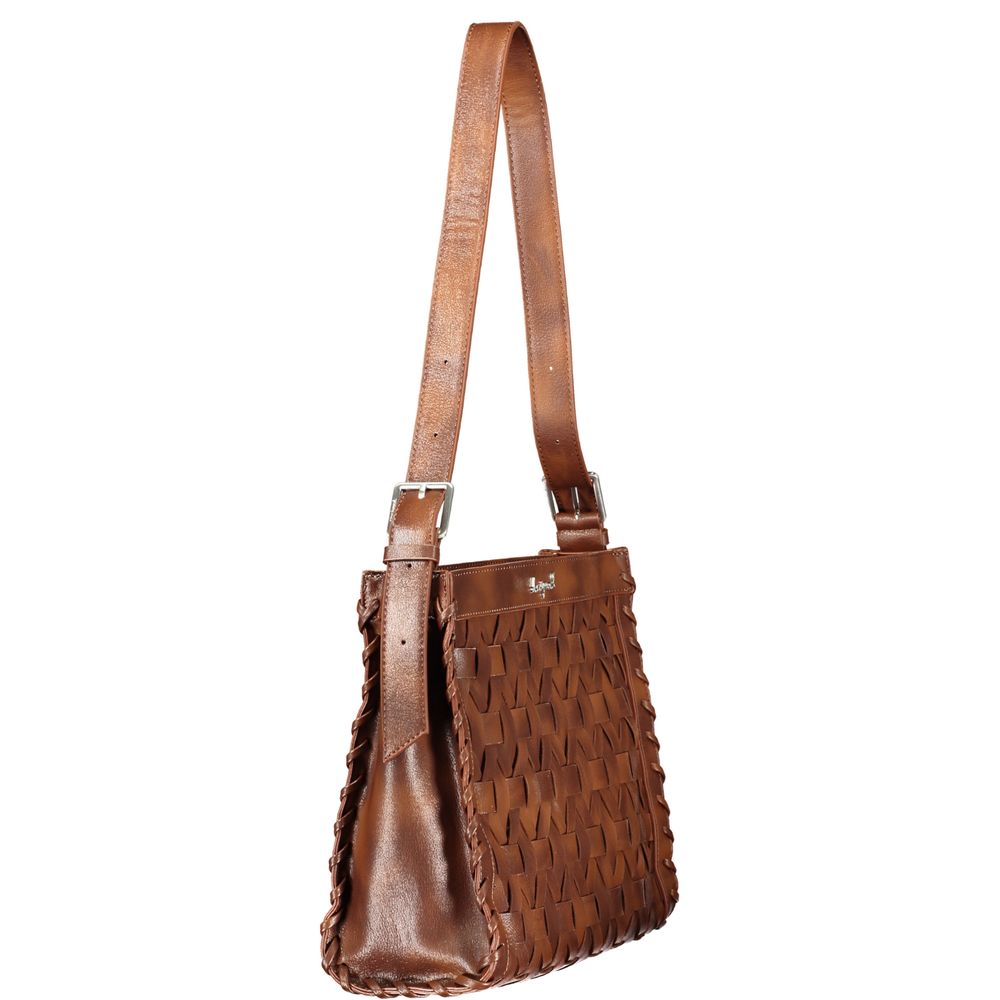 Brown Polyethylene Handbag