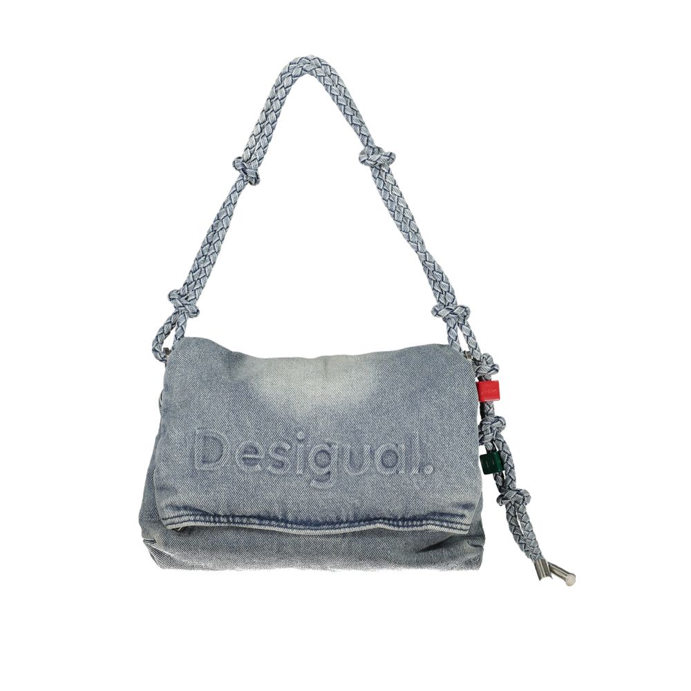 Blue Cotton Handbag