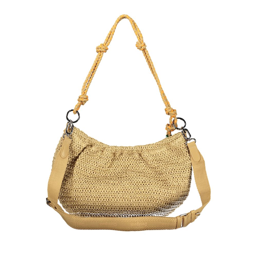 Beige Polyethylene Handbag