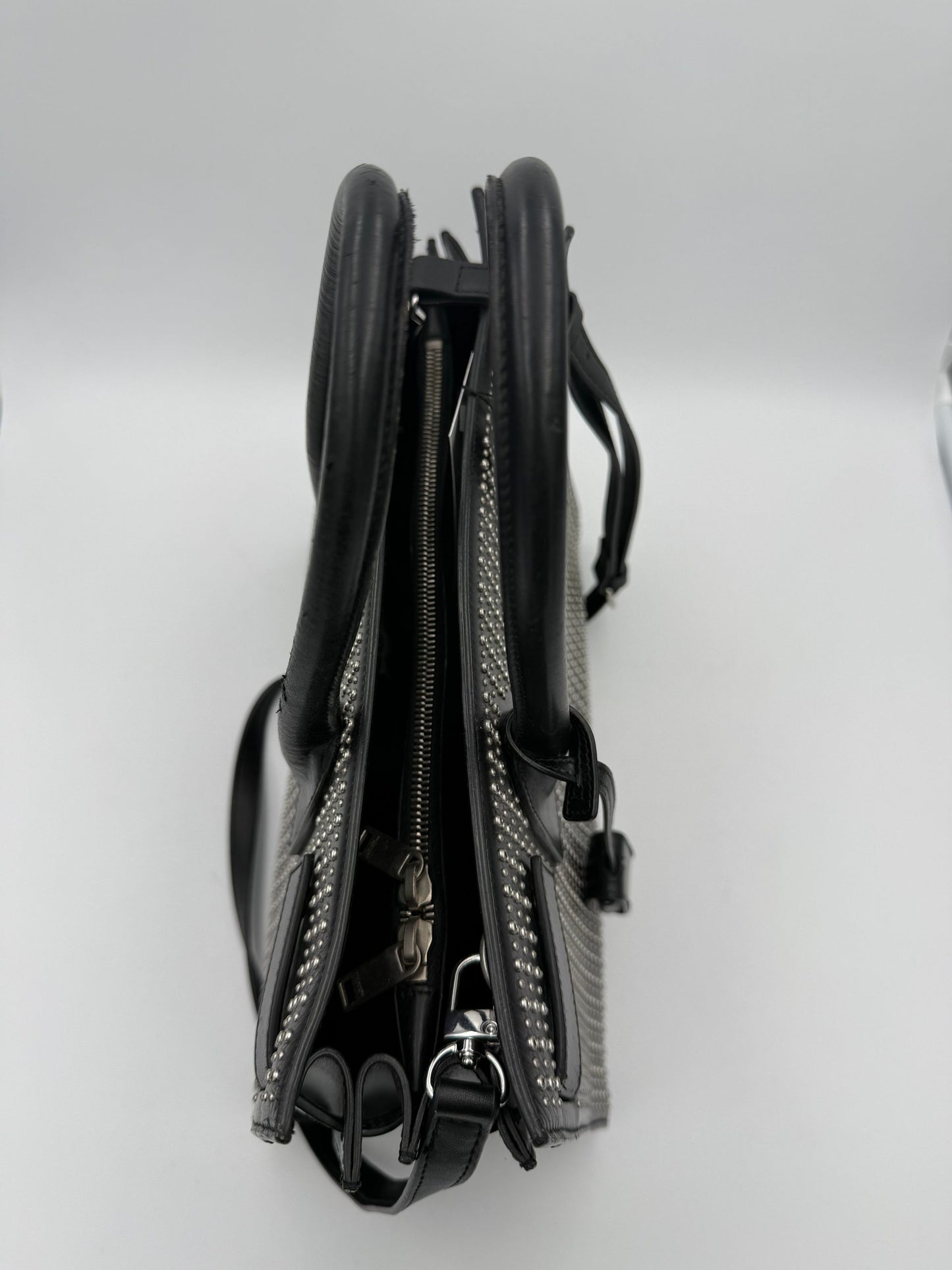 SAINT LAURENT SAC DU JOUR Small Studded Black with Studs Handbag