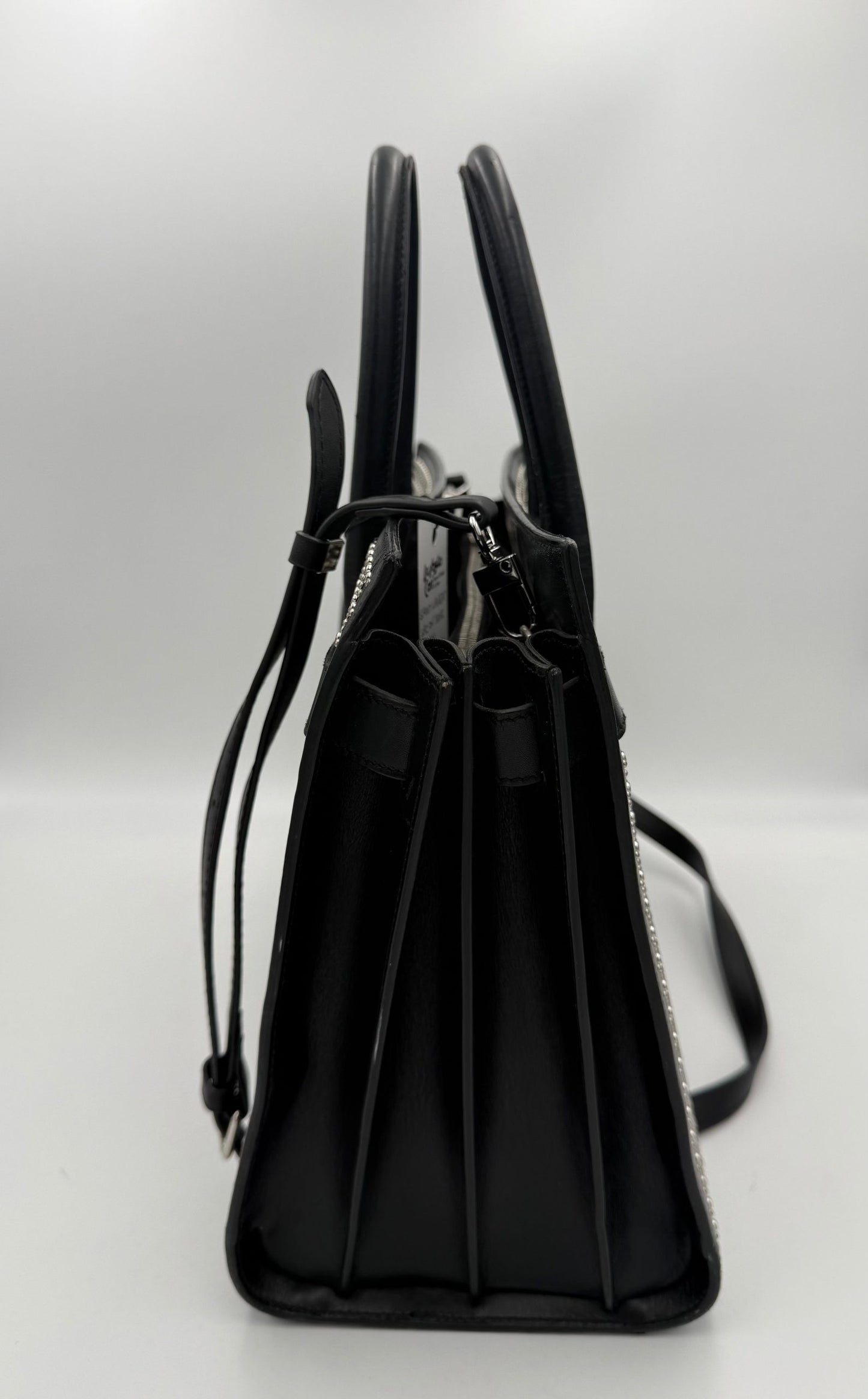 SAINT LAURENT SAC DU JOUR Small Studded Black with Studs Handbag