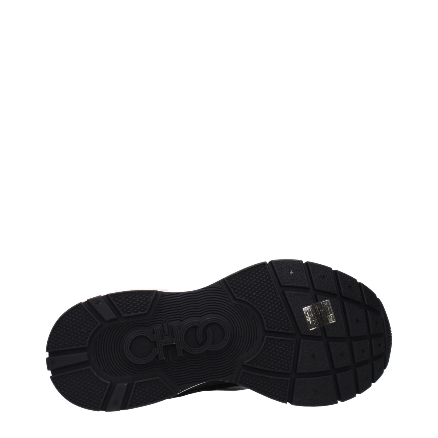 Black Fabric Athletic Sneakers