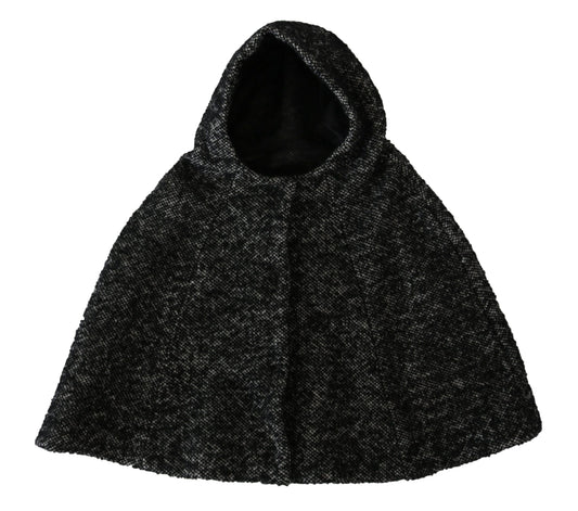 Gray Tweet Wool Kaftan Jacket Coat Top