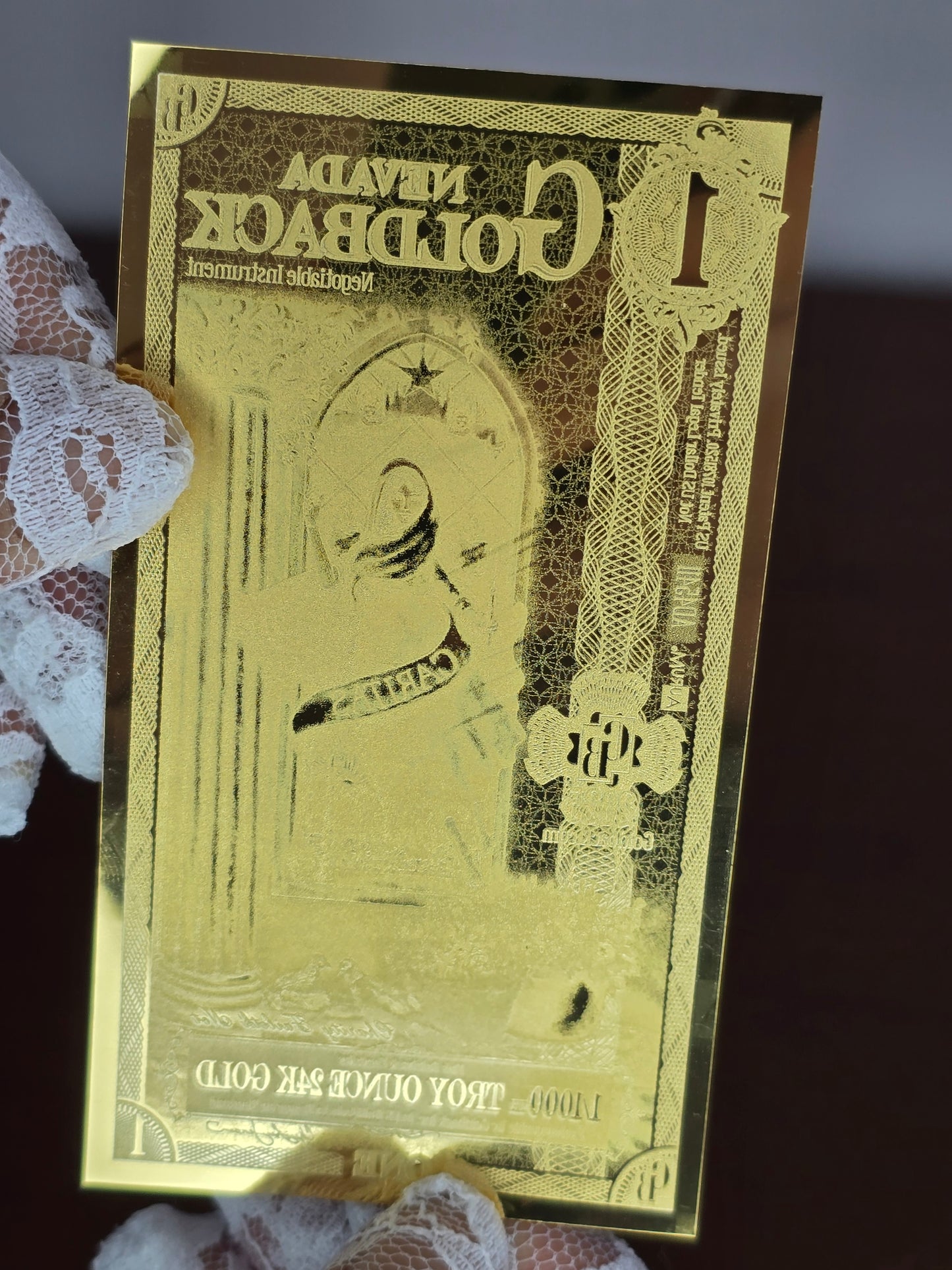 1 Nevada Goldback – Banconota in Oro Puro 1/1000 oz