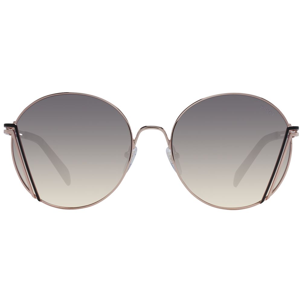 Rose Gold Metal Sunglasses