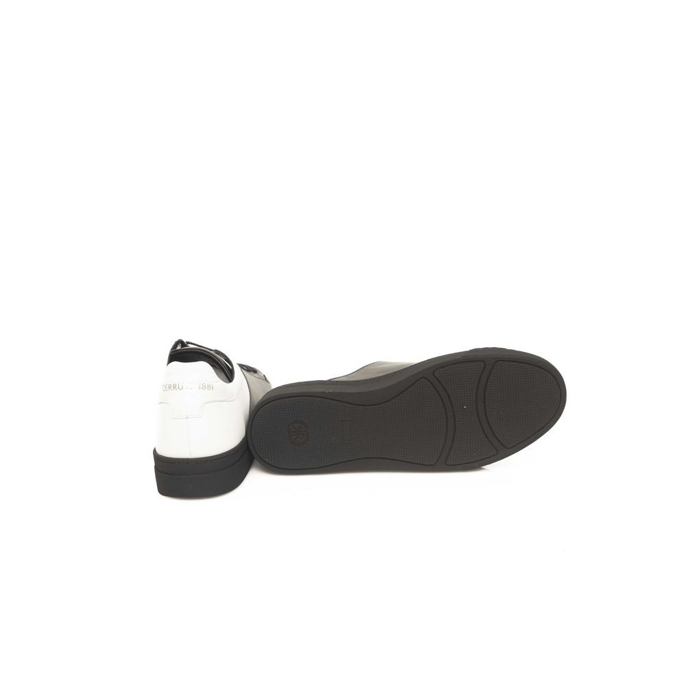 Black Cowhide Men Sneaker