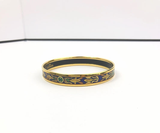 Pre-owned Hermès Blue Enamel Bracelet