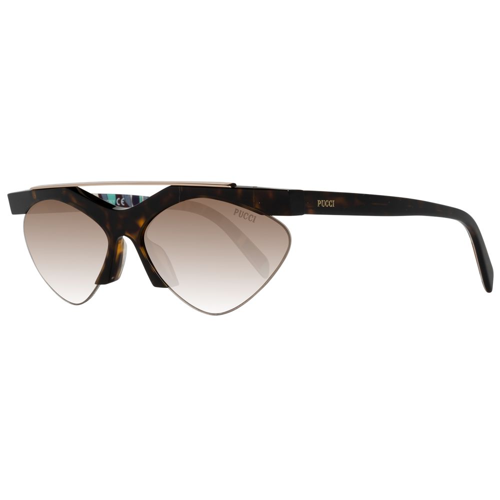 Brown Metal & Plastic Sunglasses