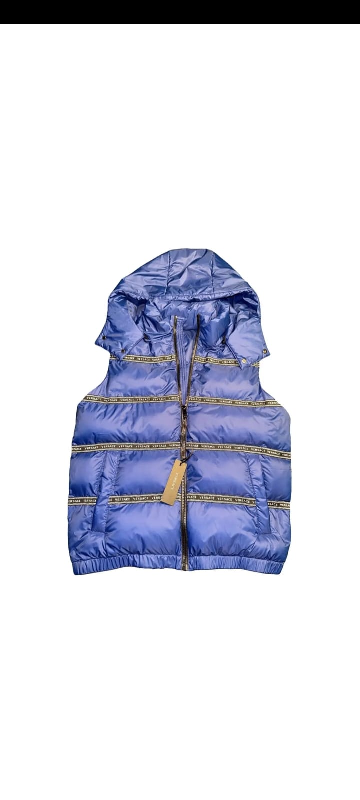 Blue Polyester Vest