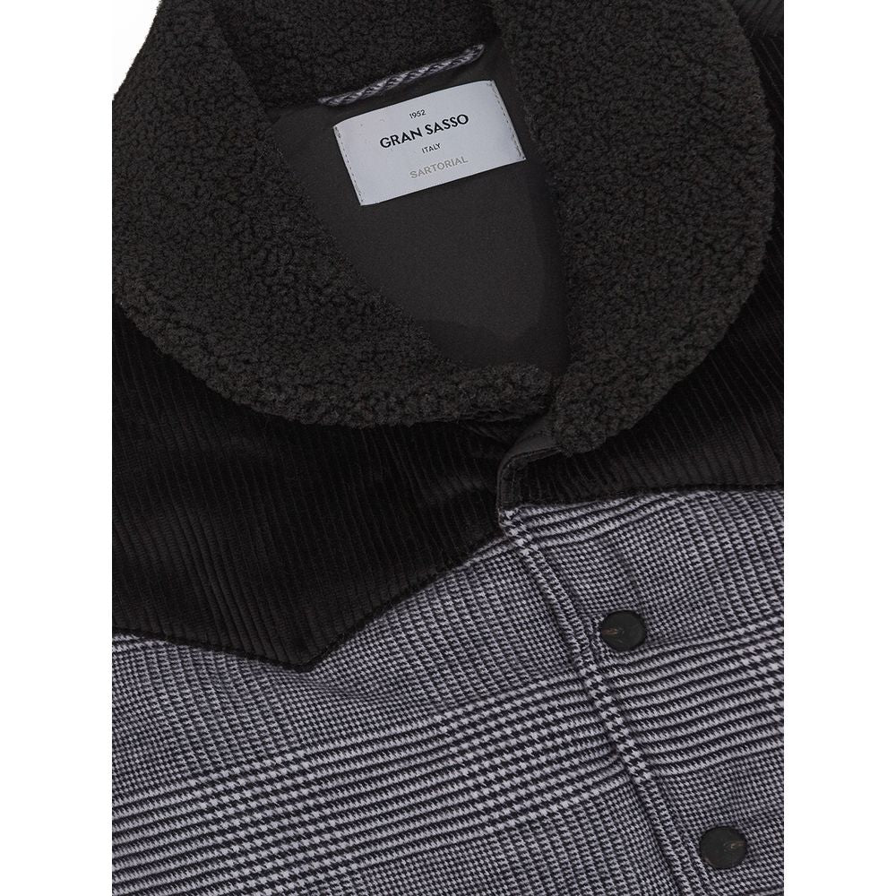Gray Cotton Sleveless Jacket