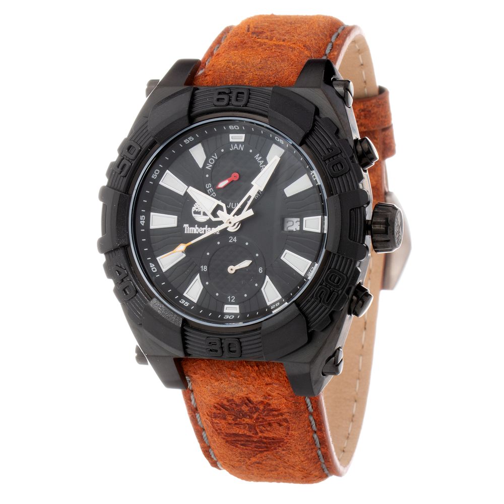 Brown Leather Dress Watch