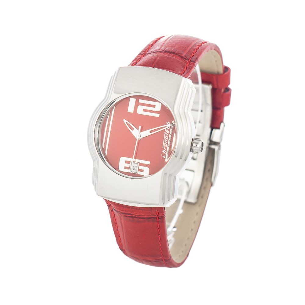 Multicolor Leather Dress Watch