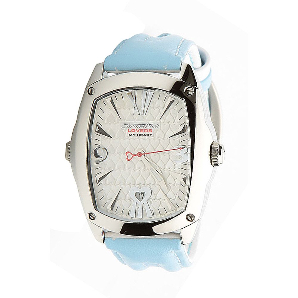 Blue Leather Dress Watch