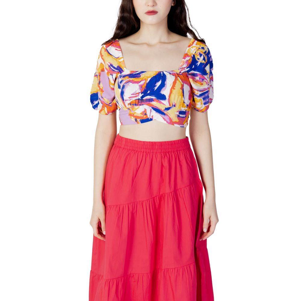 Bicolor Viscose Top