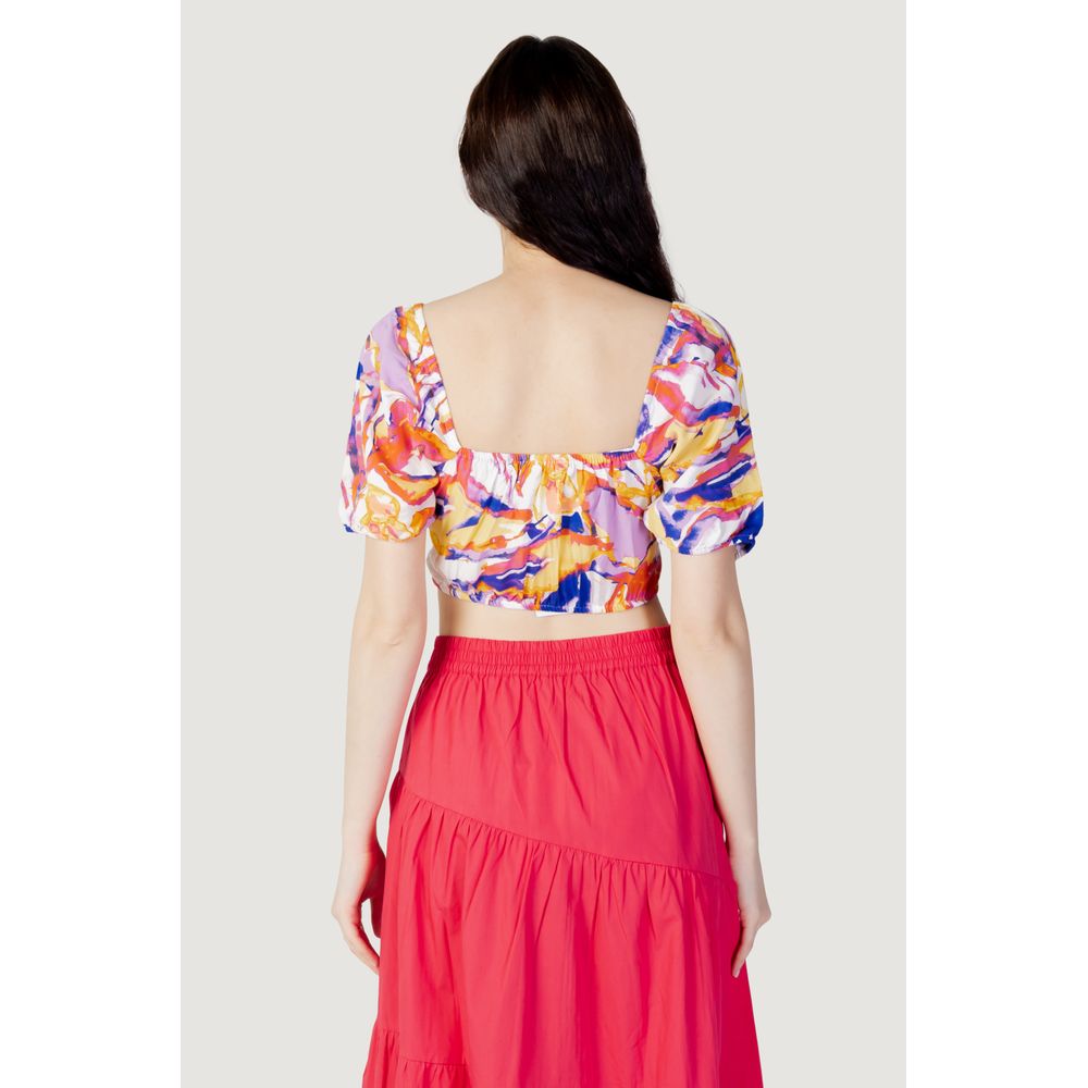 Bicolor Viscose Top