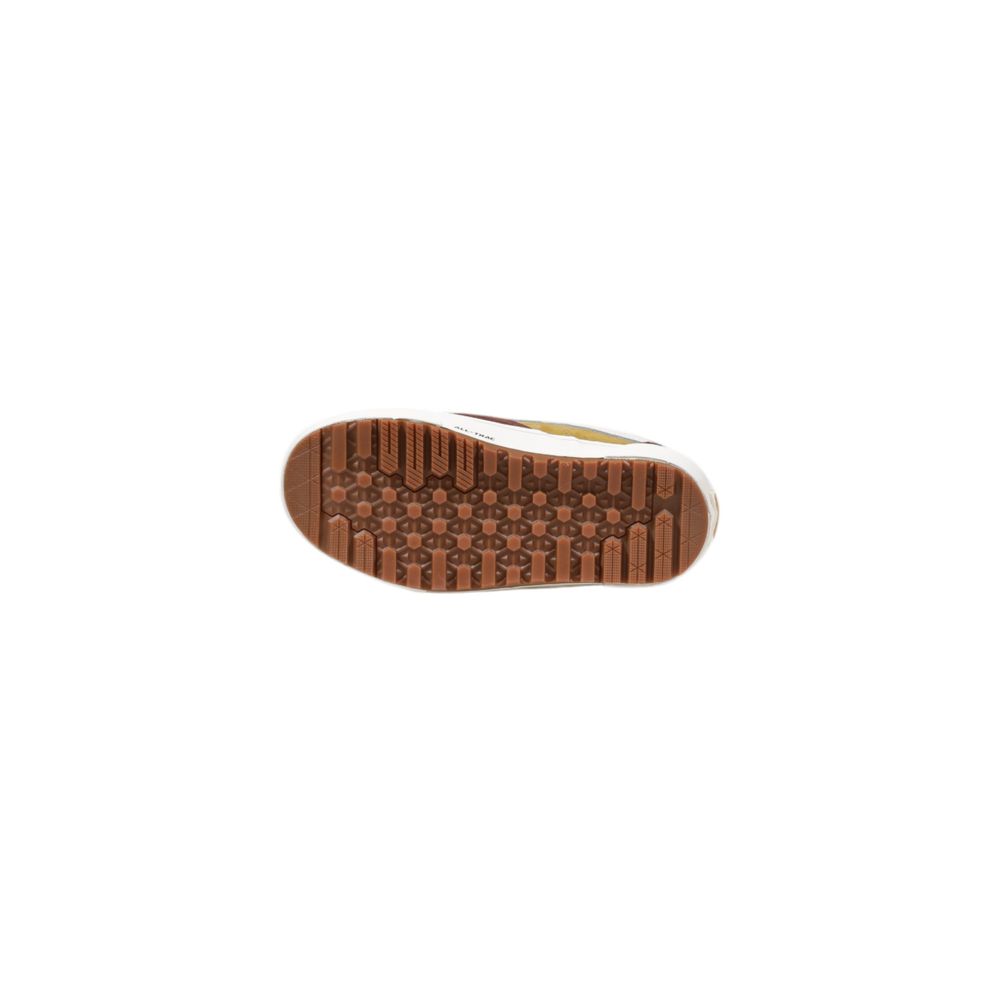 Beige Leather Athletic Sneakers