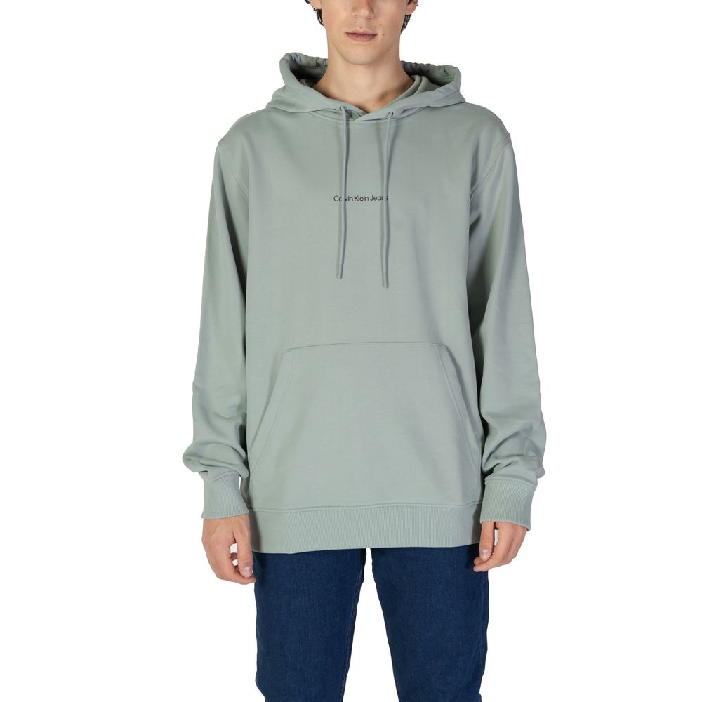 Green Cotton Hoodie