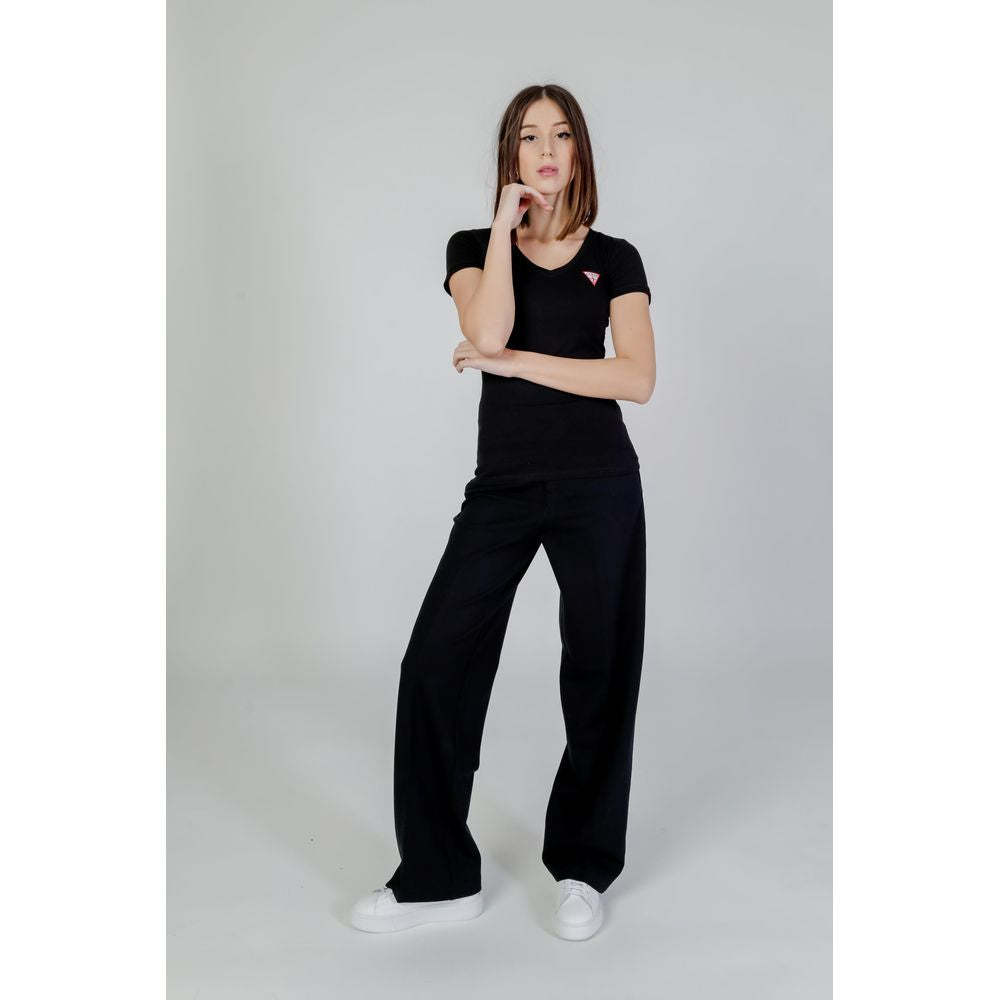 Black Cotton T-Shirt