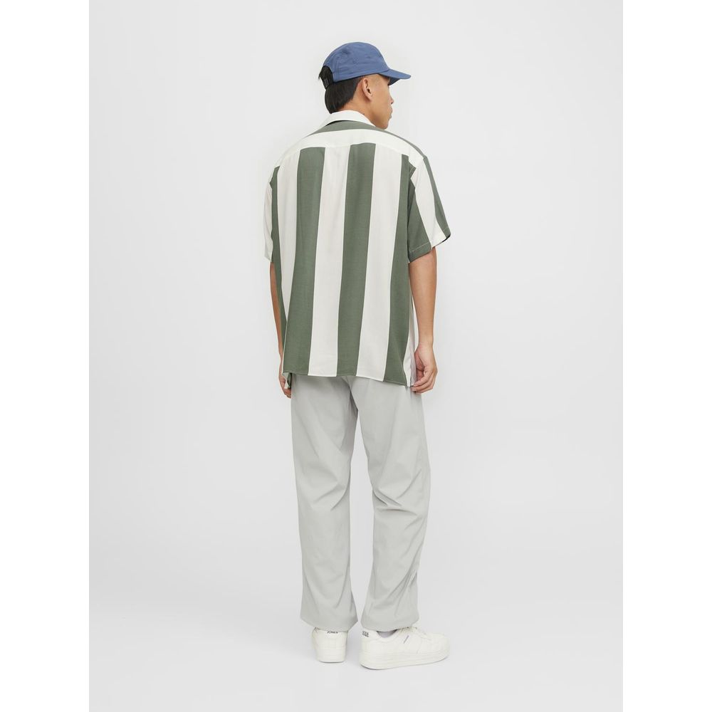 Green Viscose Shortsleeve Shirt