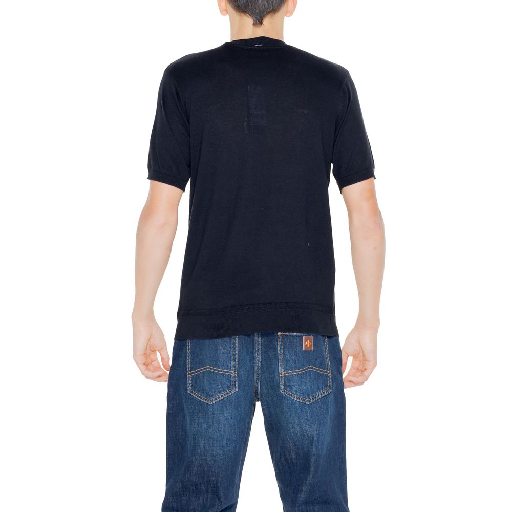 Black Cotton Sweatshirt