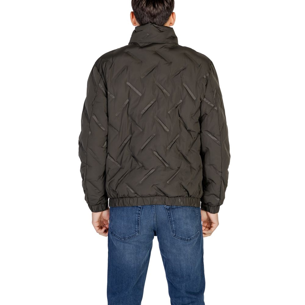 Green Polyester Jackets And Coat