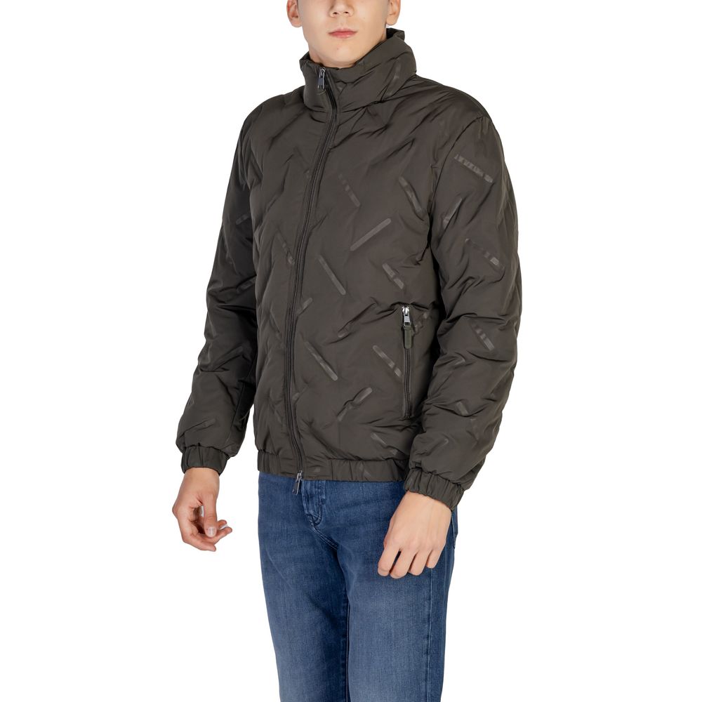Green Polyester Jackets And Coat