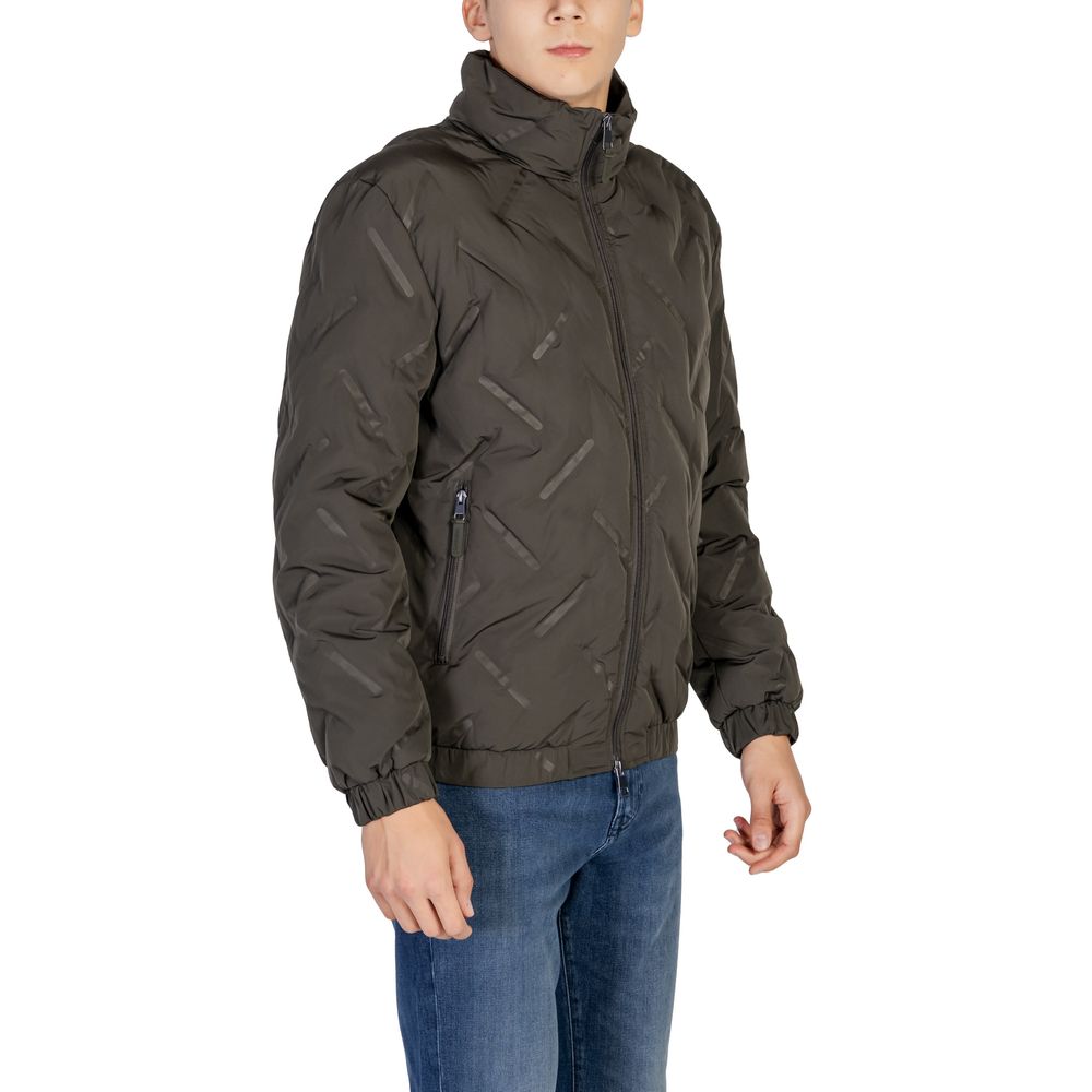 Green Polyester Jackets And Coat