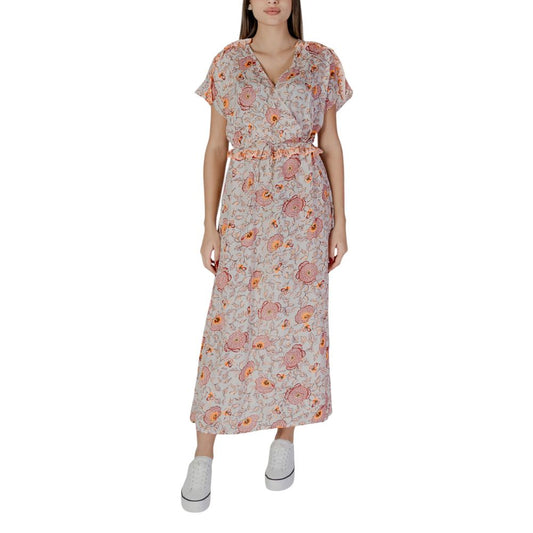 Multicolor Cotton Long Dress