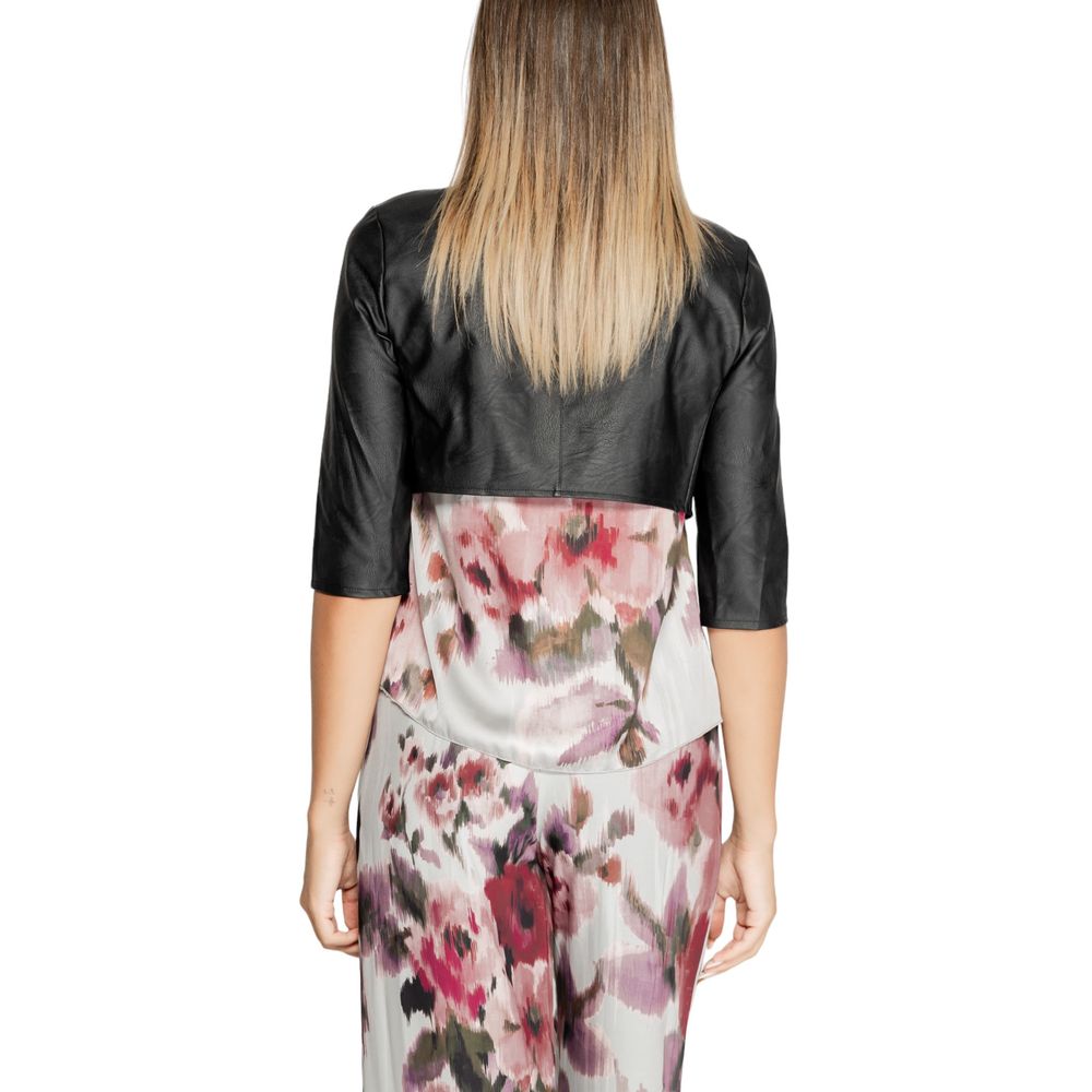 Black Polyethylene Cardigan