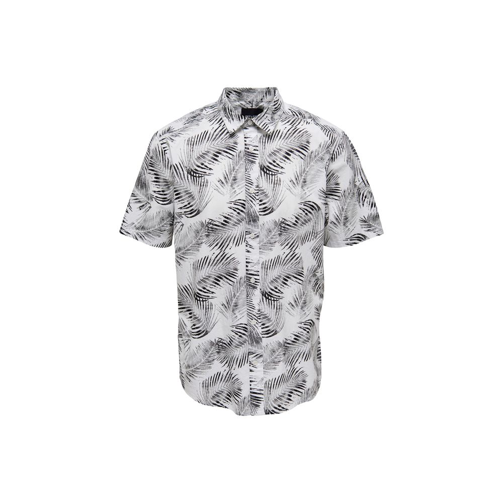 White Cotton Shortsleeve Shirt