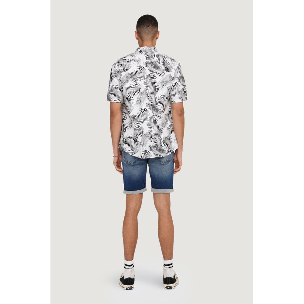 White Cotton Shortsleeve Shirt