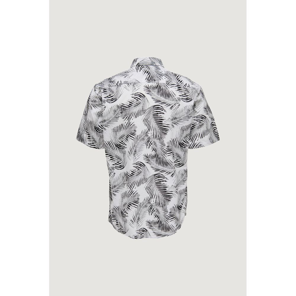 White Cotton Shortsleeve Shirt