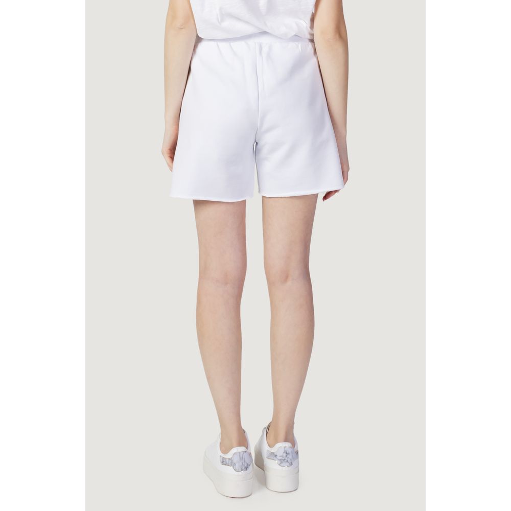White Cotton Shorts