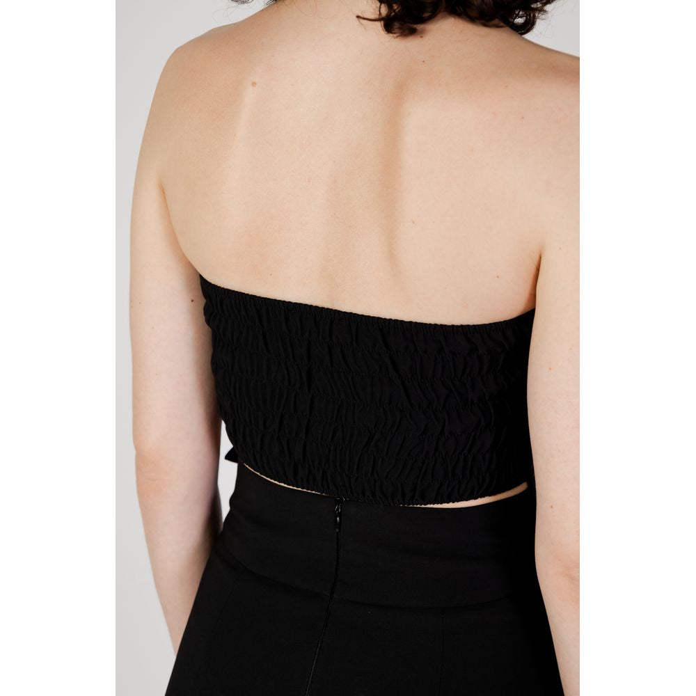 Black Polyester Top