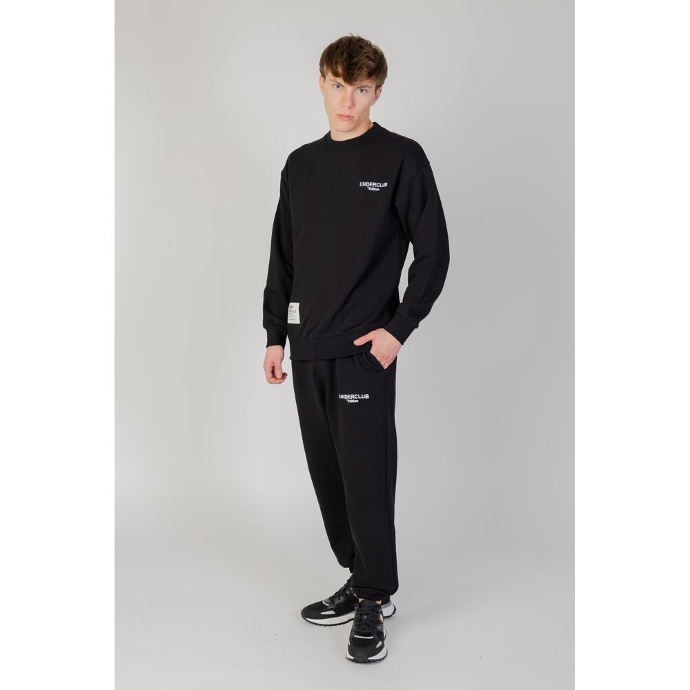 Black Cotton Sweatshirt