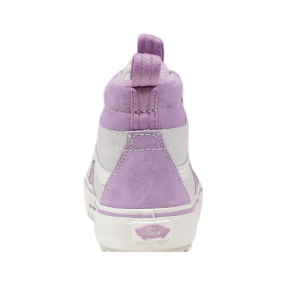 Purple Leather High Top Sneakers