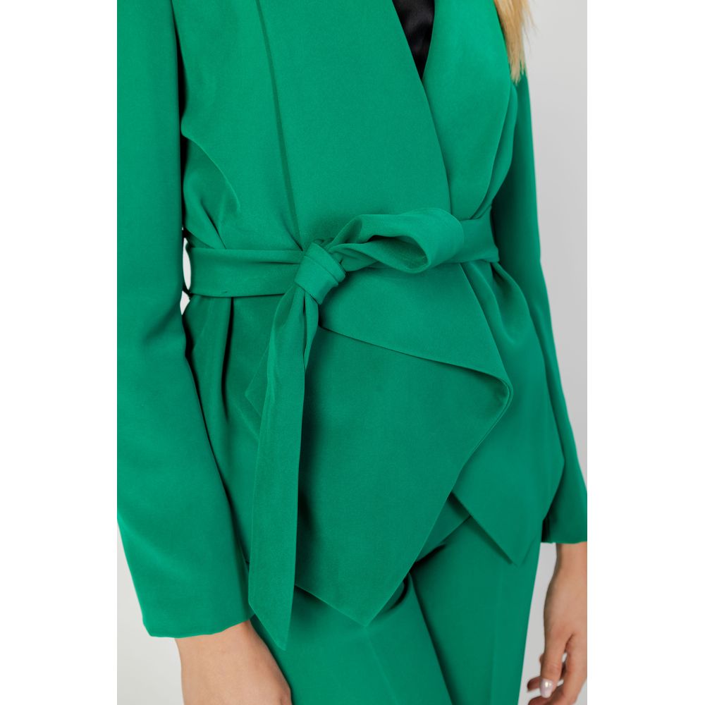 Bicolor Polyester Blazer