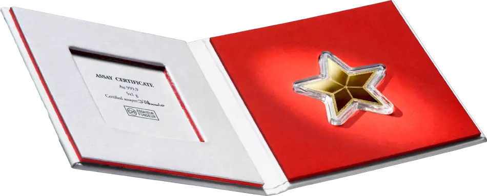 5 x 1 g CombiBar™ Stella Oro Valcambi – Oro Puro .9999 (In Scatola Regalo)