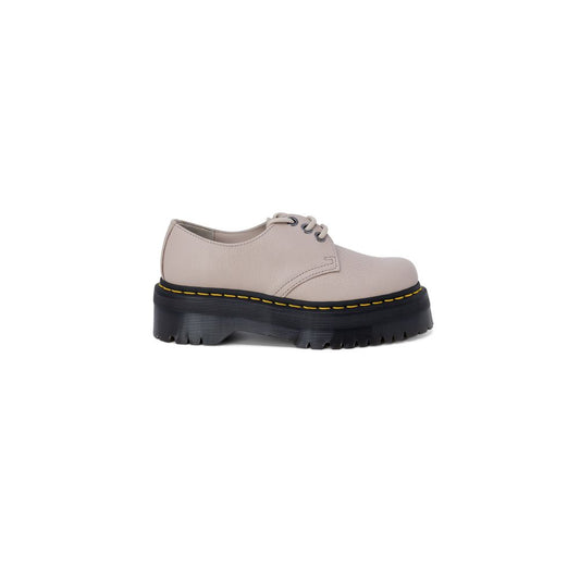 Purple Leather Lace-Up Boots