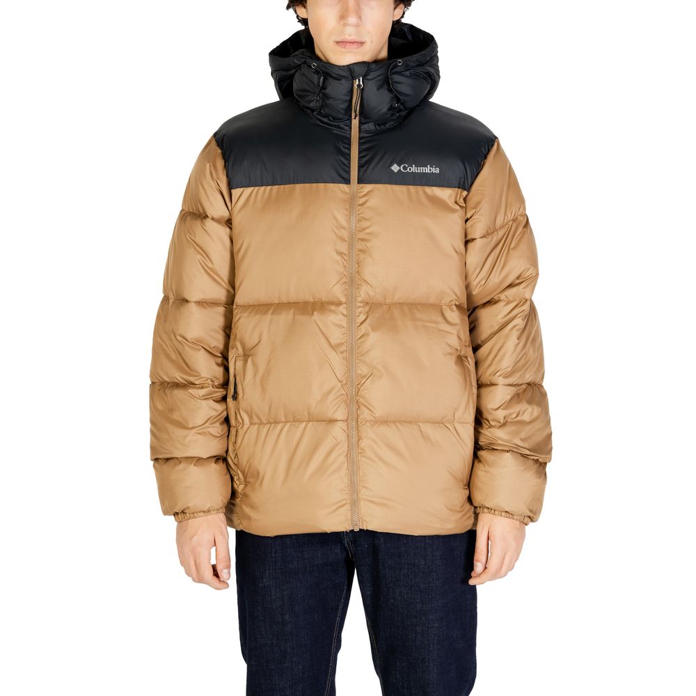 Beige Nylon Shell Jacket