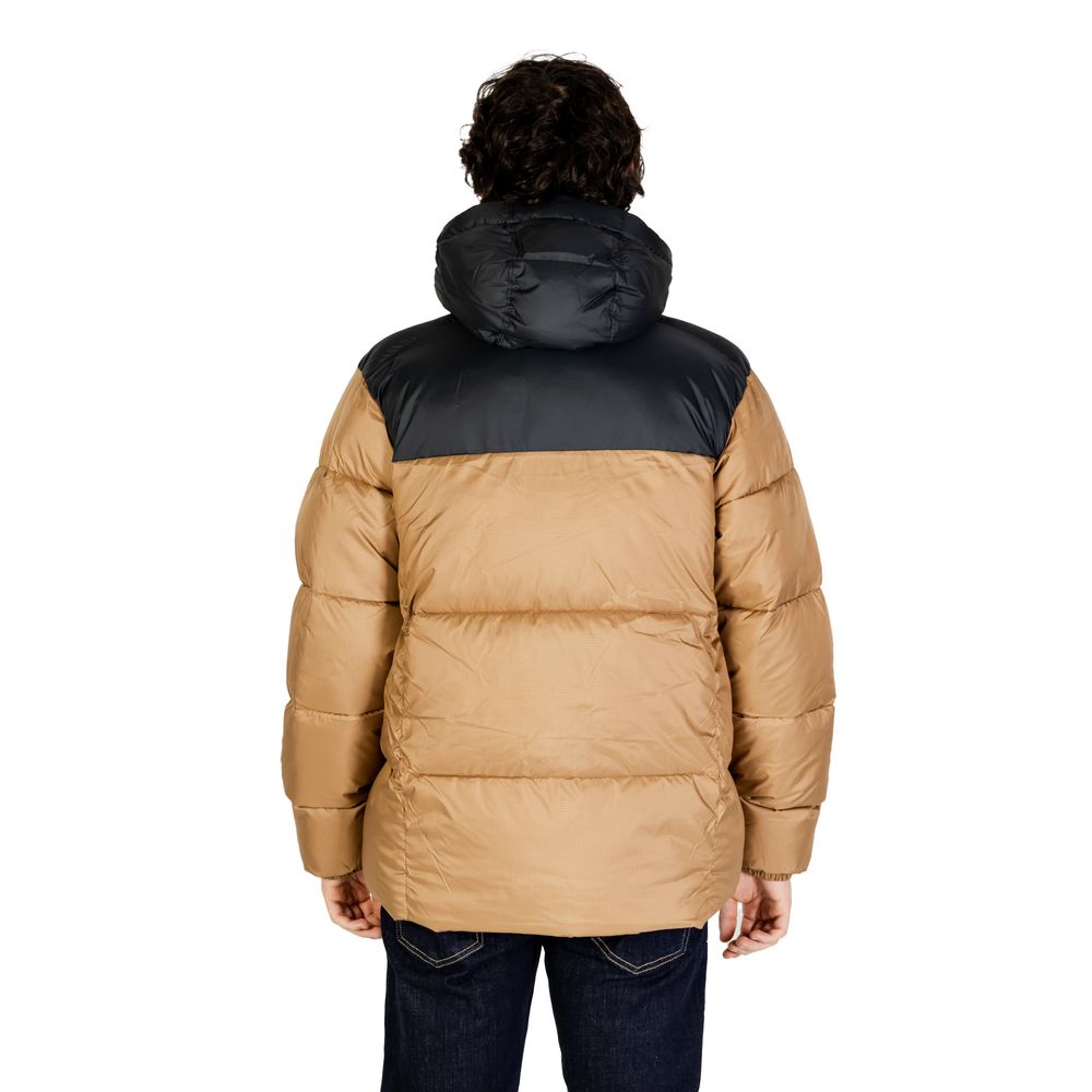 Beige Nylon Shell Jacket