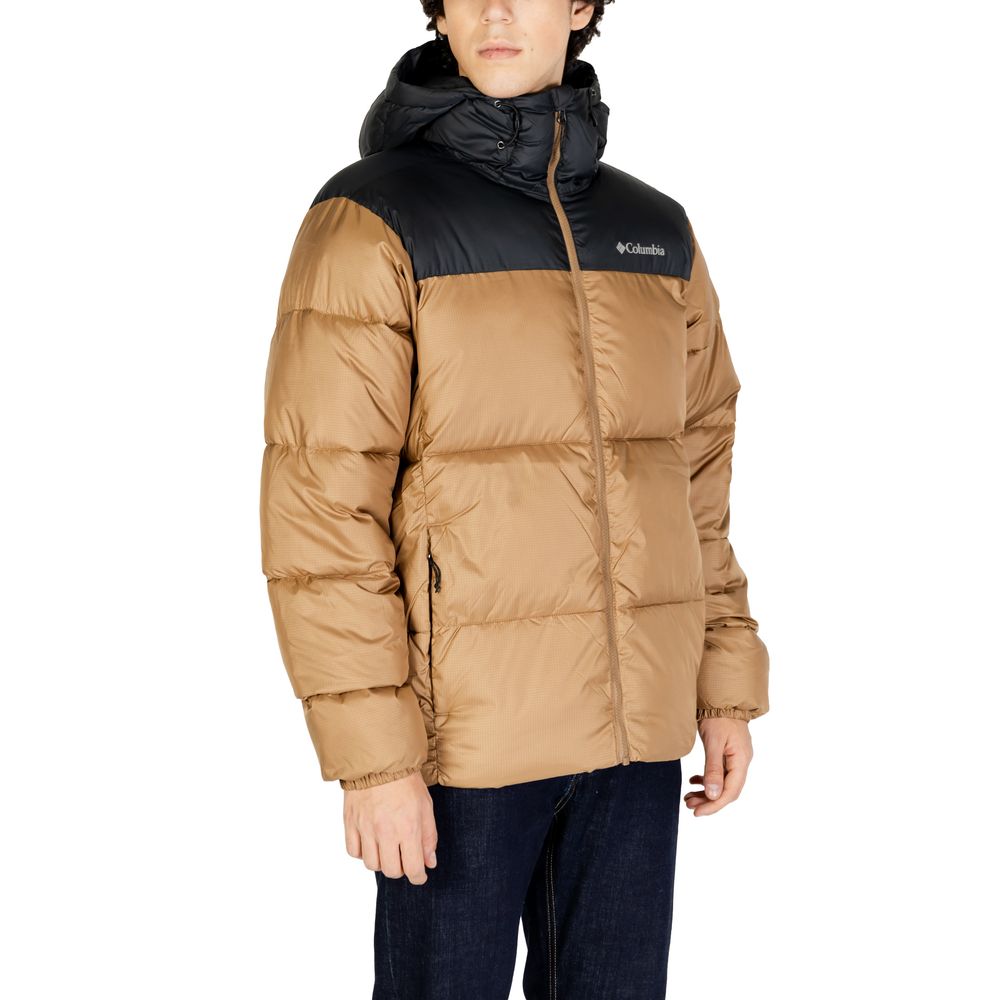 Beige Nylon Shell Jacket