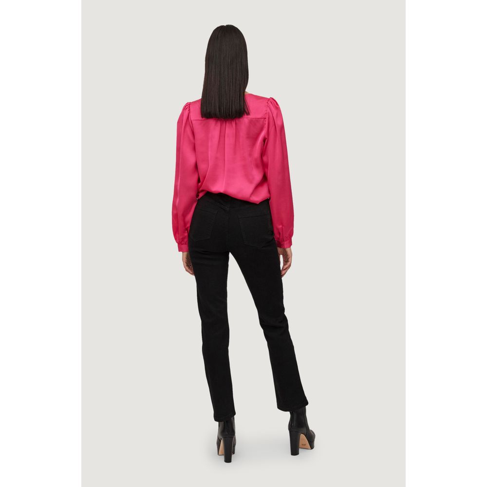 Pink Polyester Blouse