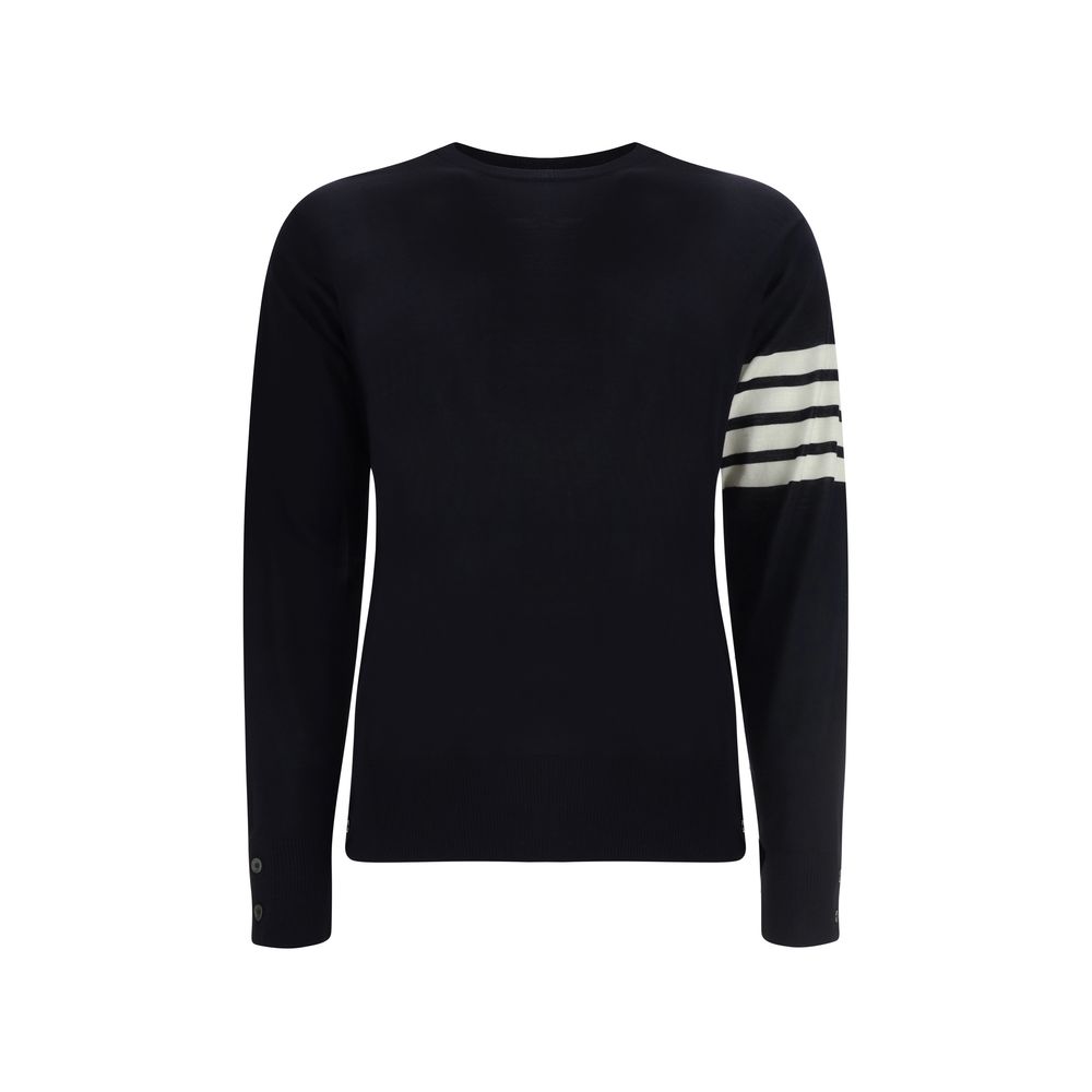 Blue Fleece Wool Sweatshirt