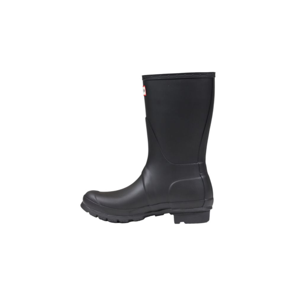 Black Recycled Polyester Ankle Boots