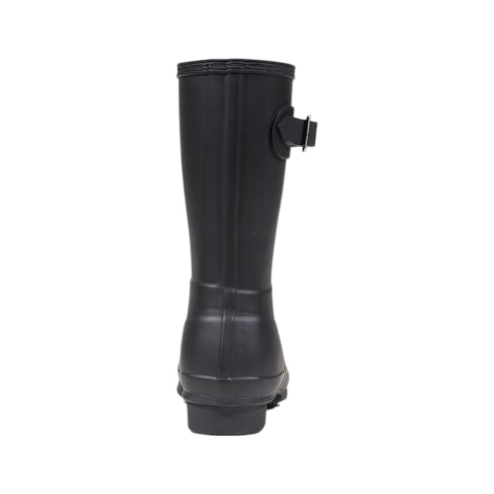 Black Recycled Polyester Ankle Boots