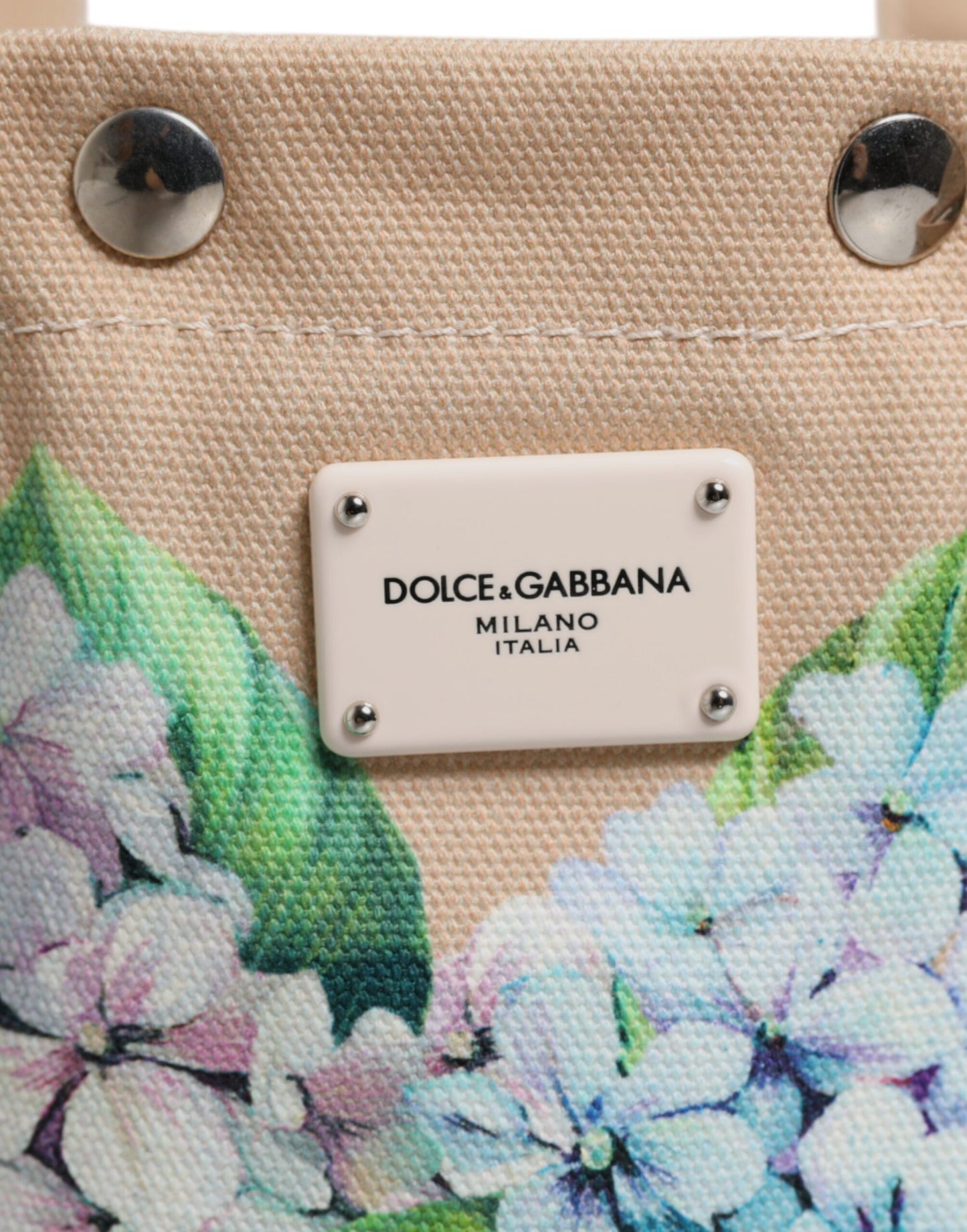 Multicolor Floral Canvas TANIA Top Handle Tote Borse Bag